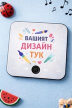 Персонализиран музикален магнит със снимка и любима песен