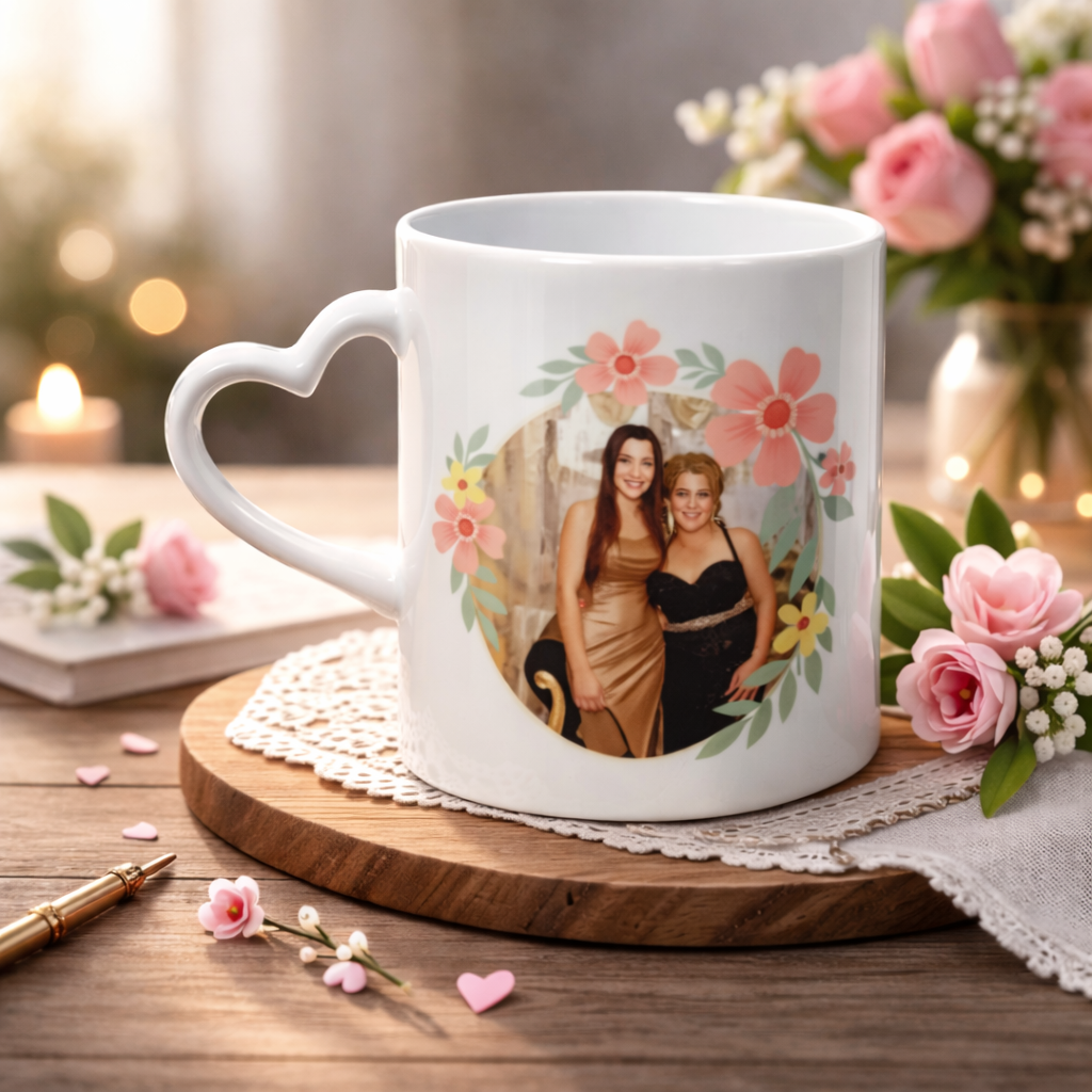 Чаша за 8-ми Март + ПОДАРЪК ключодържател